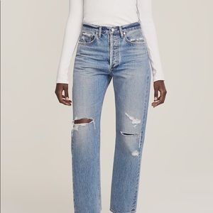 Agolde 90'S Mid Rise Loose Fit in Streamline